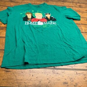 Home Alone Movie T‎ Shirt Green 20th Century Studios Kevin McCallister XL